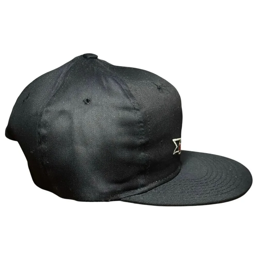 Vintage Miami Heat Fifth Anniversary Snapback Hat NBA Basketball 5th Black 90s